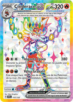 Cinderace ex - 157/142
