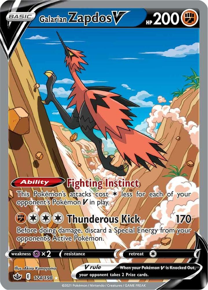 Galarian Zapdos V - 174/198