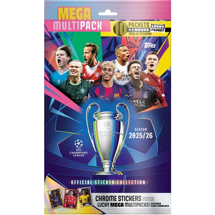 CHAMPION LEAGUE MEGA MULTIPACK 10 PAQUETES 2025/26