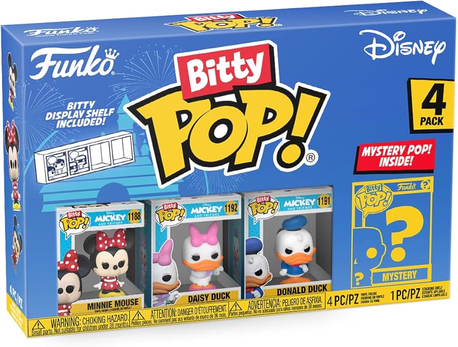 Bitty Pop! Disney: Minnie Mouse, Daisy, Donald
