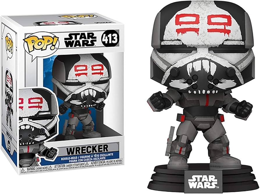 Funko Pop! Star Wars: Bad Batch, Wrecker 413