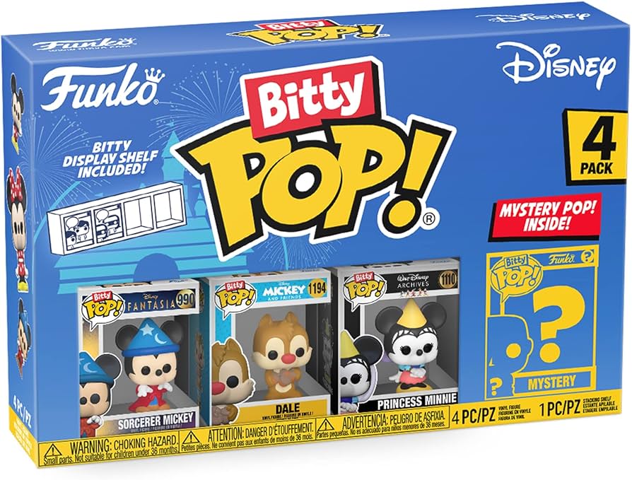 BittyPop! Disney: Sorcerer Mickey, Dale, Princess Minnie