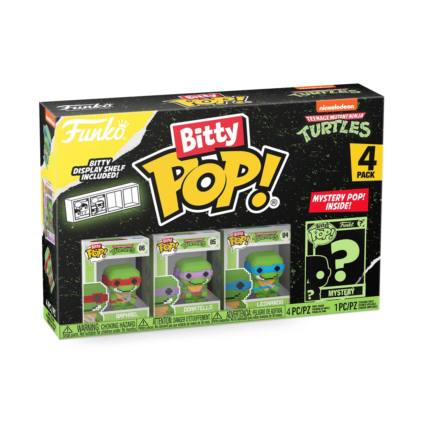 BittyPop! Teenage Mutant Ninja Turtles: Leonardo, Donatello, Raphael