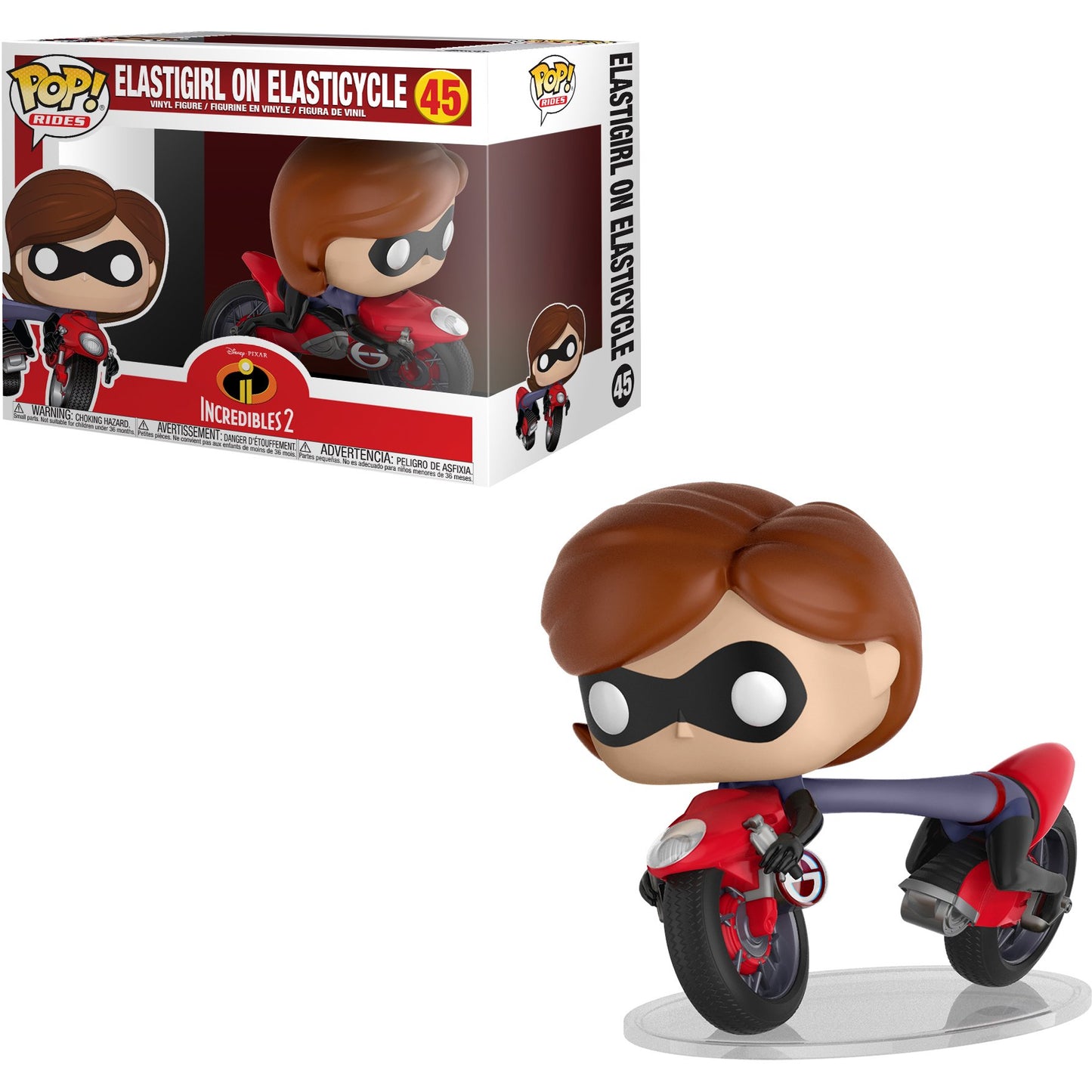 Funko Pop! Disney: Incredibles 2, Elastigirl On Elasticycle 45