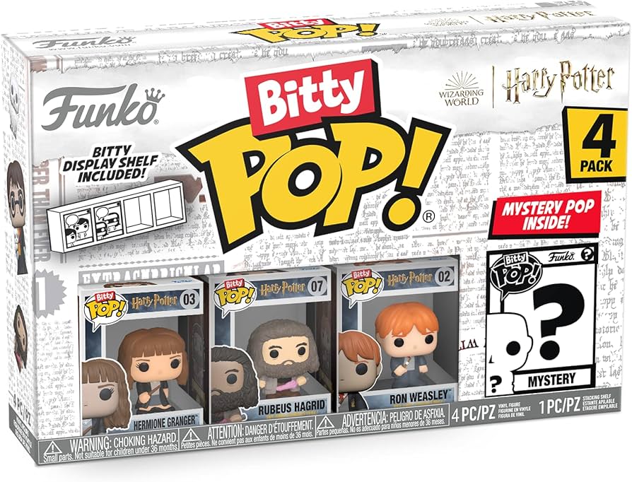 BittyPop! Harry Potter: Hermione Granger, Rubeus Hagrid, Ron Weasly