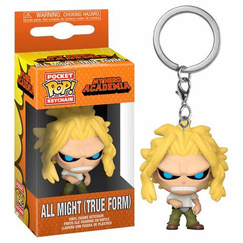 Funko Pocket Pop! Keychain: My Hero Academia, All Might (True Form)