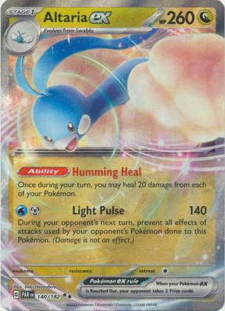 Card: Scarlet & Violet: Paradox Rift Singles, Altaria ex - 140/182 - Ultra Rare