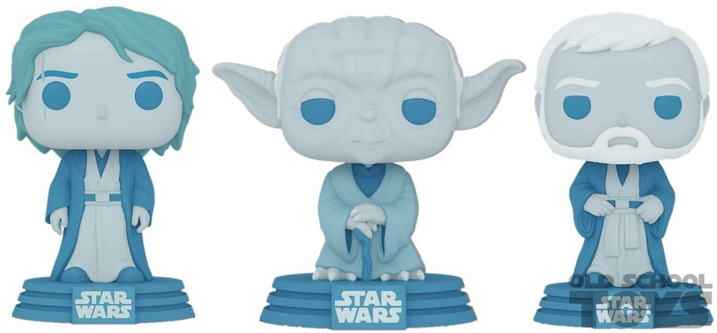 Funko Pop! Star Wars: Anakin Skywalker, Yoda, Obi-wan Kenobi (Endor)