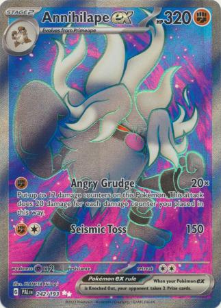 Card: Scarlet & Violet: Paldea Evolved Singles, Annihilape ex - 242/193 - Full Art Secret Rare