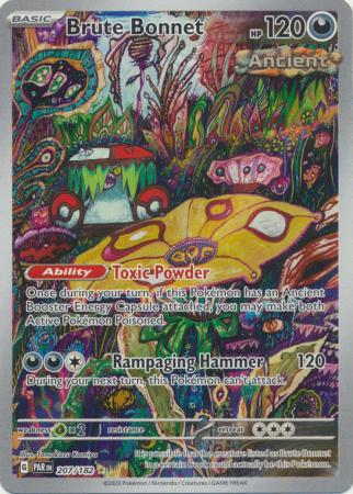 Card: Scarlet & Violet: Paradox Rift Singles, Brute Bonnet - 207/182 - Illustration Rare