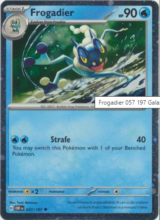 Frogadier - 057/197 - Galaxy Holo Promo