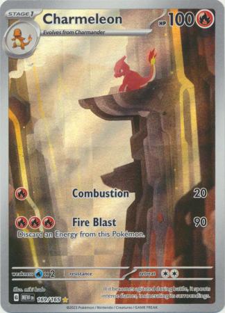 Card: Scarlet & Violet: 151 Singles, Charmeleon - 169/165 - Illustration Rare