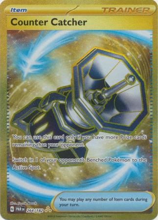 Card: Scarlet & Violet: Paradox Rift Singles, Counter Catcher - 264/182 - Gold Secret