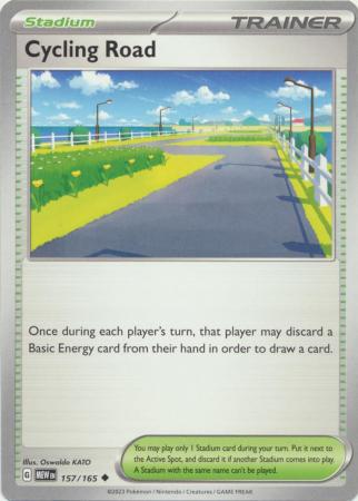 Card: Scarlet & Violet: 151 Singles, Cycling Road - 157/165 - Uncommon