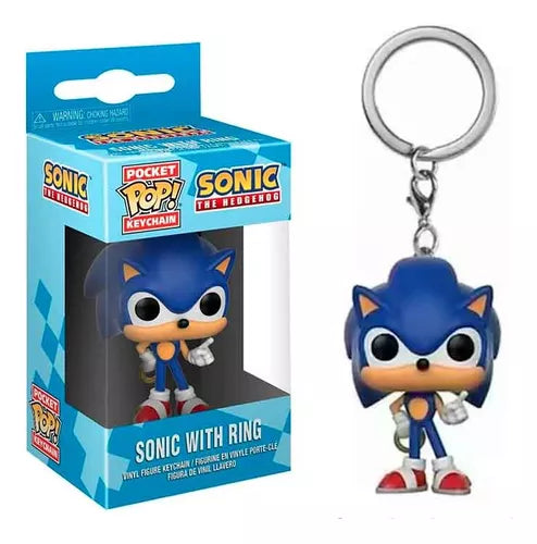 Funko Pocket Pop! Keychain: Sonic, Sonic With Ring