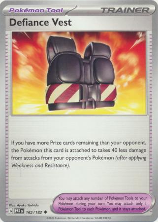 Card: Scarlet & Violet: Paradox Rift Singles, Defiance Vest - 162/182 - Uncommon