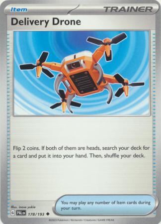Card: Scarlet & Violet: Paldea Evolved Singles, Delivery Drone - 178/193 - Uncommon