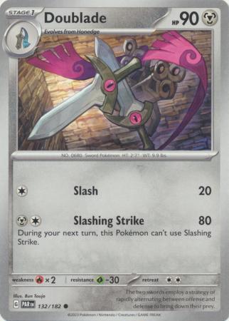 Card: Scarlet & Violet: Paradox Rift Singles, Doublade - 132/182 - Common
