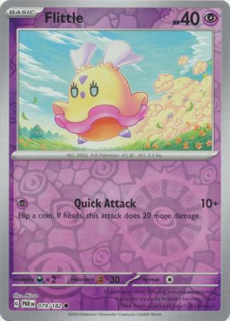 Card: Scarlet & Violet: Paradox Rift Singles, Flittle - 079/182 - Common Reverse Holo