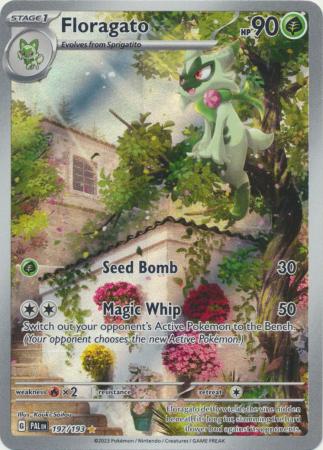 Card: Scarlet & Violet: Paldea Evolved Singles, Floragato - 197/193 - Illustration Rare