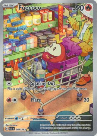 Card: Scarlet & Violet: Paldea Evolved Singles, Fuecoco - 201/193 - Illustration Rare