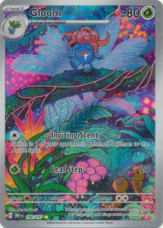 Card: Scarlet & Violet: Obsidian Flames Single, Gloom - 198/197 - Illustration Rare