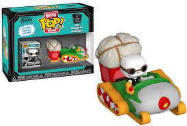BITTY POP! RIDES JACK SKELLINGTON WITH SNOWMOBILE