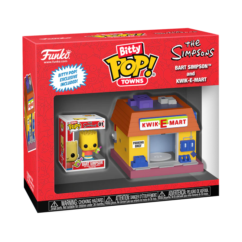 Funko Bitty Pop Town: Los Simpson - Tienda Kwik E Mart