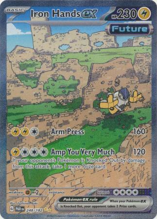 Card: Scarlet & Violet: Paradox Rift Singles, Iron Hands ex - 248/182 - Special Illustration Rare