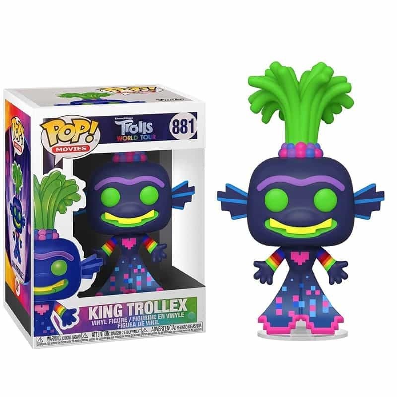 Funko Pop! Movies: Trolls World Tour, King Trollex 881