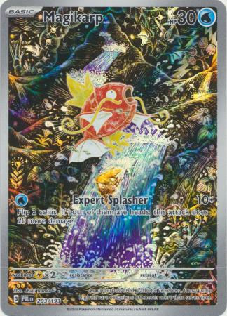 Card: Scarlet & Violet: Paldea Evolved Singles, Magikarp - 203/193 - Illustration Rare