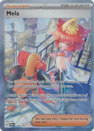 Card: Scarlet & Violet: Paradox Rift Singles, Mela - 254/182 - Special Illustration Rare
