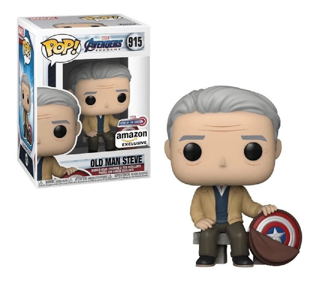 Funko Pop! Marvel: Avengers Endgame, Old Man Steve 915