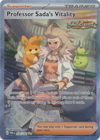 Card: Scarlet & Violet: Paradox Rift Singles, Professor Sada's Vitality - 256/182 - Special Illustration Rare