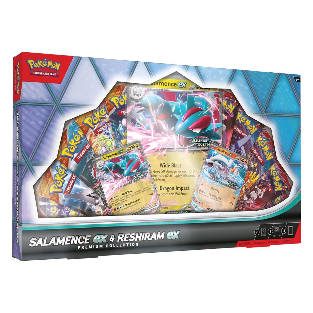 Pokemon Salamance EX & Reshiram EX Premium Collection EN