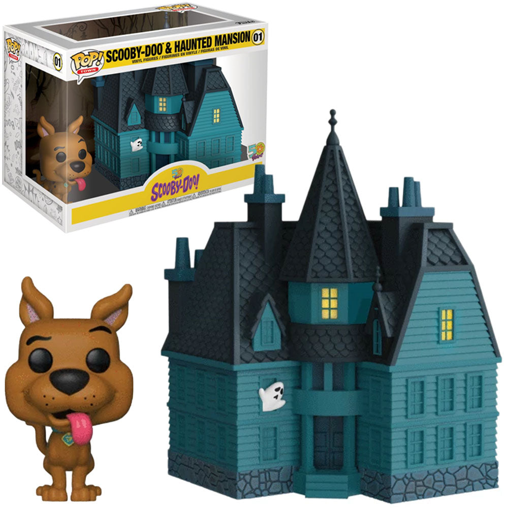 Funko Pop! Town: Scooby Doo!, Scooby Doo & Haunted Mansion 01