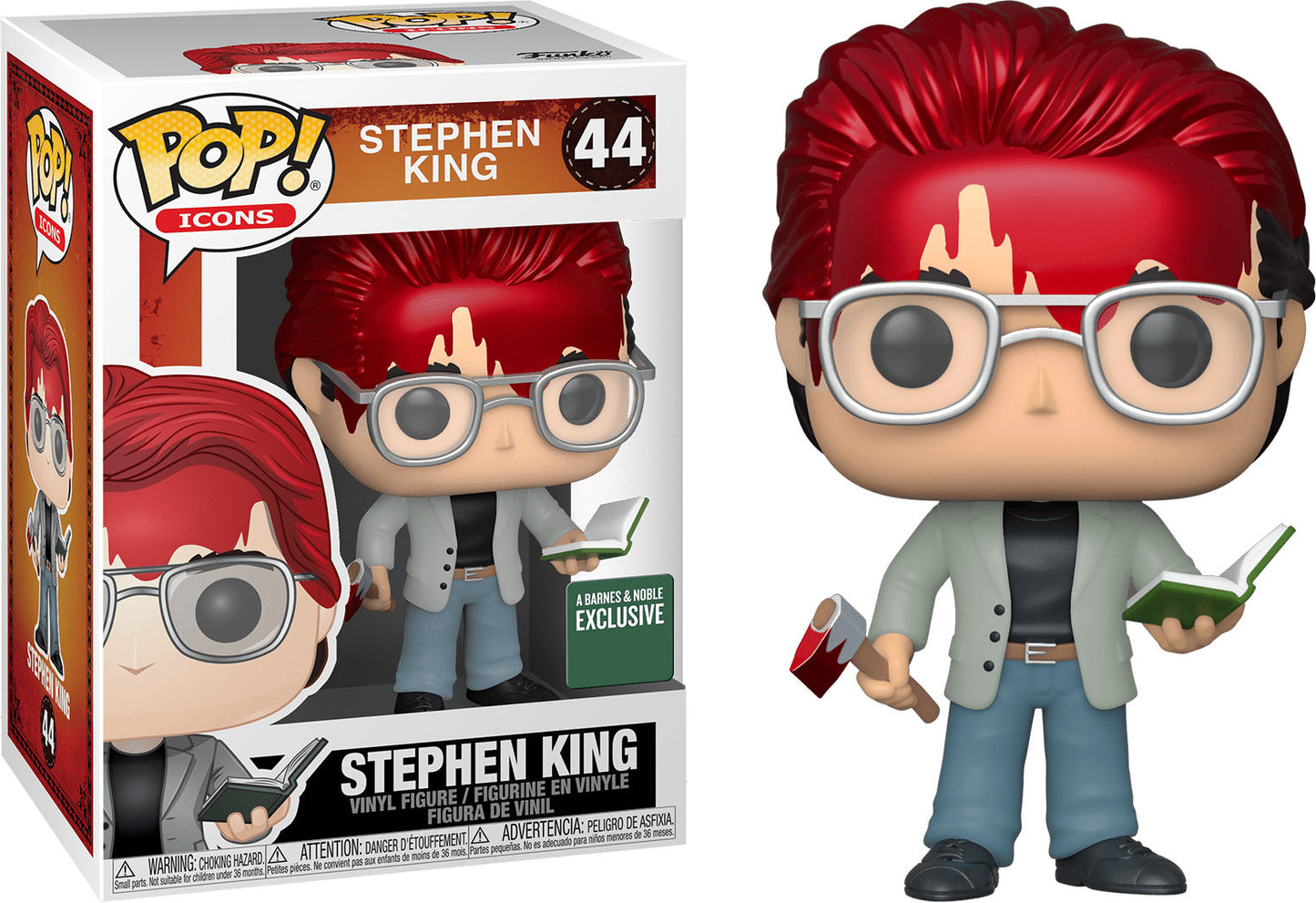Funko Pop! Icons: Stephen King, Stephen King 44