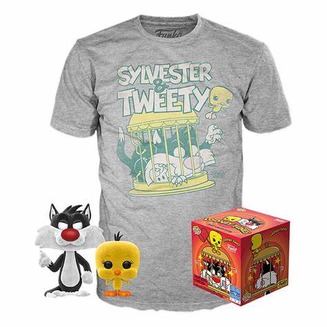 Funko Pop! Tees: Looney Tunes, Sylvester & Tweety