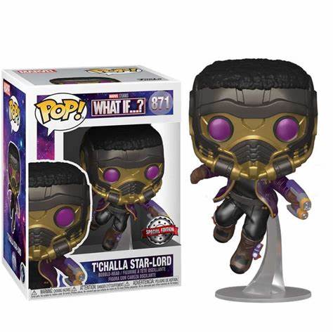 Funko Pop! Marvel: What If...?, T'challa Star-Lord 871