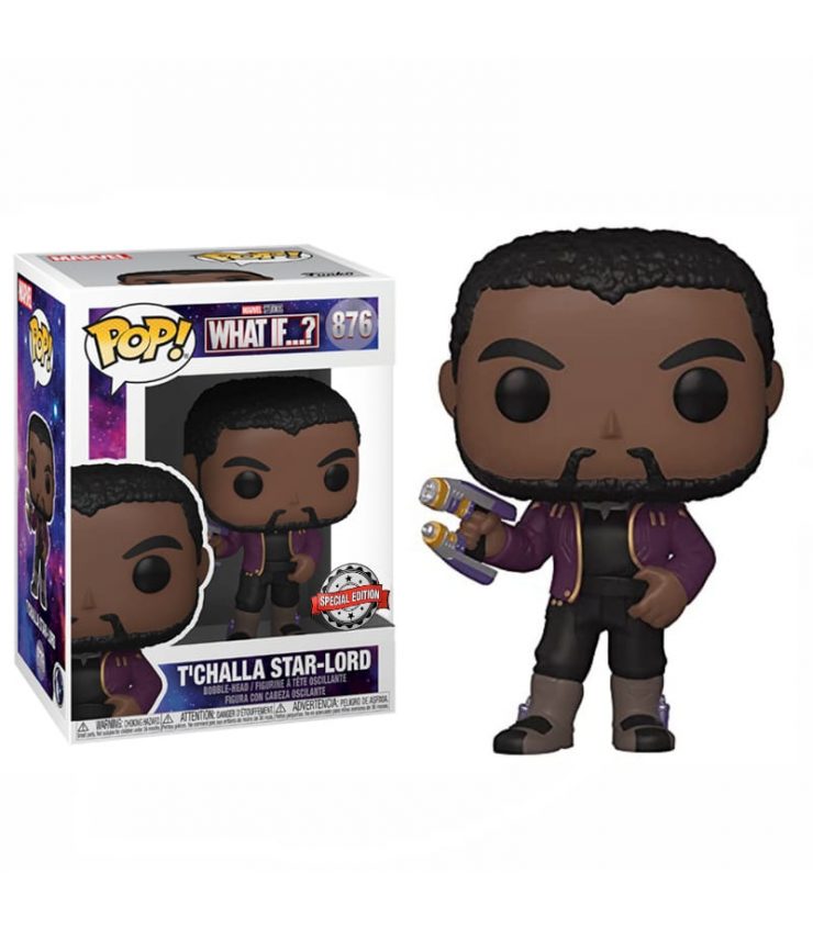 Funko Pop! Marvel: What If...?, T'challa Star-Lord 876