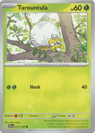 Card: Scarlet & Violet: Paldea Evolved Singles, Tarountula - 017/193 - Common