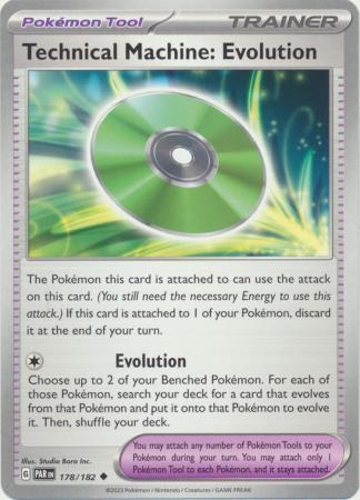 Card: Scarlet & Violet: Paradox Rift Singles, Technical Machine: Evolution - 178/182 - Uncommon