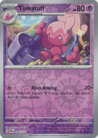 Card: Scarlet & Violet: Paradox Rift Singles, Tinkatuff - 084/182 - Common Reverse Holo