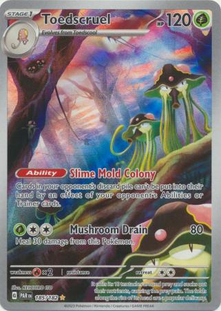 Card: Scarlet & Violet: Paradox Rift Singles, Toedscruel - 185/182 - Illustration Rare