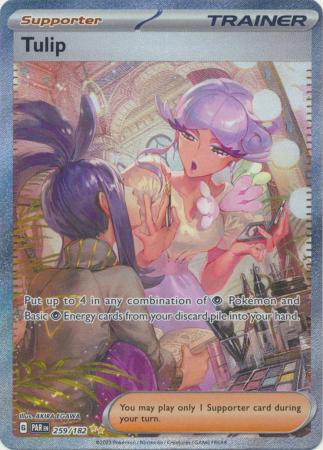Card: Scarlet & Violet: Paradox Rift Singles, Tulip - 259/182 - Special Illustration Rare