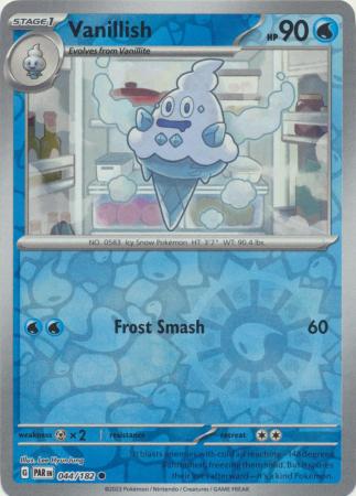 Card: Scarlet & Violet: Paradox Rift Singles, Vanillish - 044/182 - Common Reverse Holo
