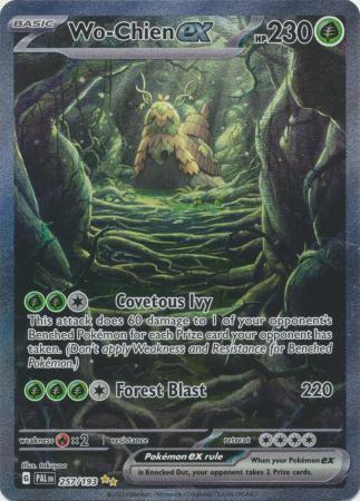 Card: Scarlet & Violet: Paldea Evolved Singles, Wo-Chien ex - 257/193 - Special Illustrion Rare