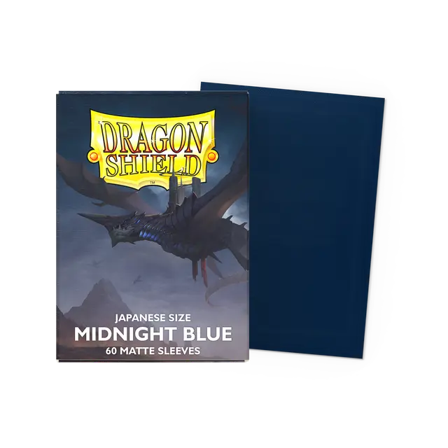 Dragon Shield, Japanese Size: Matte Sleeves, Midnight Blue