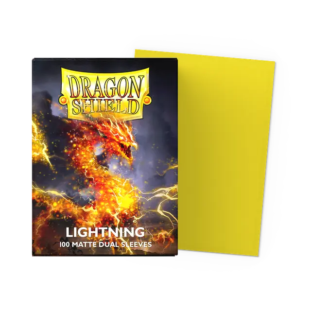 Dragon Shield Standar: Matte Dual Sleeves, Lightning