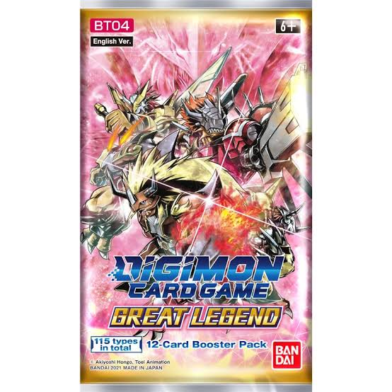 Caja Digimon card game great legend